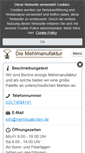 Mobile Screenshot of mehlstuebchen.de
